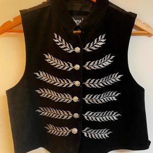 Vintage Suede Punch Line Vest